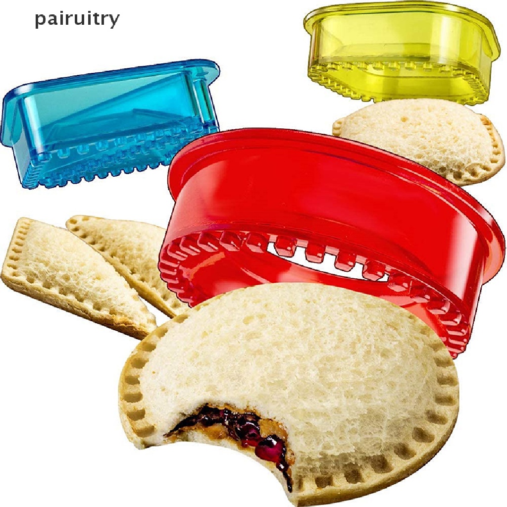 Prt SandWich Cutter and Sealer For Kids Lunch Sandwiches Maker Pembuat Sarapan Cetakan PRT