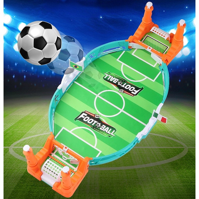 New Meja Mini Olahraga Sepak Bola Sepak Bola Kompetitif Arcade Party Anak 2-Player Mainan Interaktif Untuk Anak Dewasa Permainan Papan