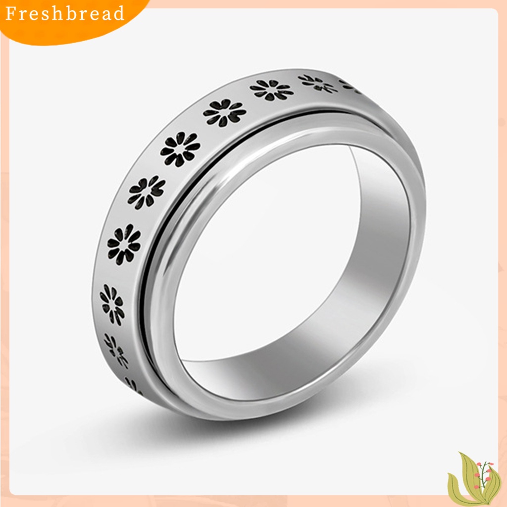 &lt; Freshbread &gt; Pria Cincin Jari Indah Hip-hop Gaya Rotatable Portable Knuckle Ring Untuk Pesta