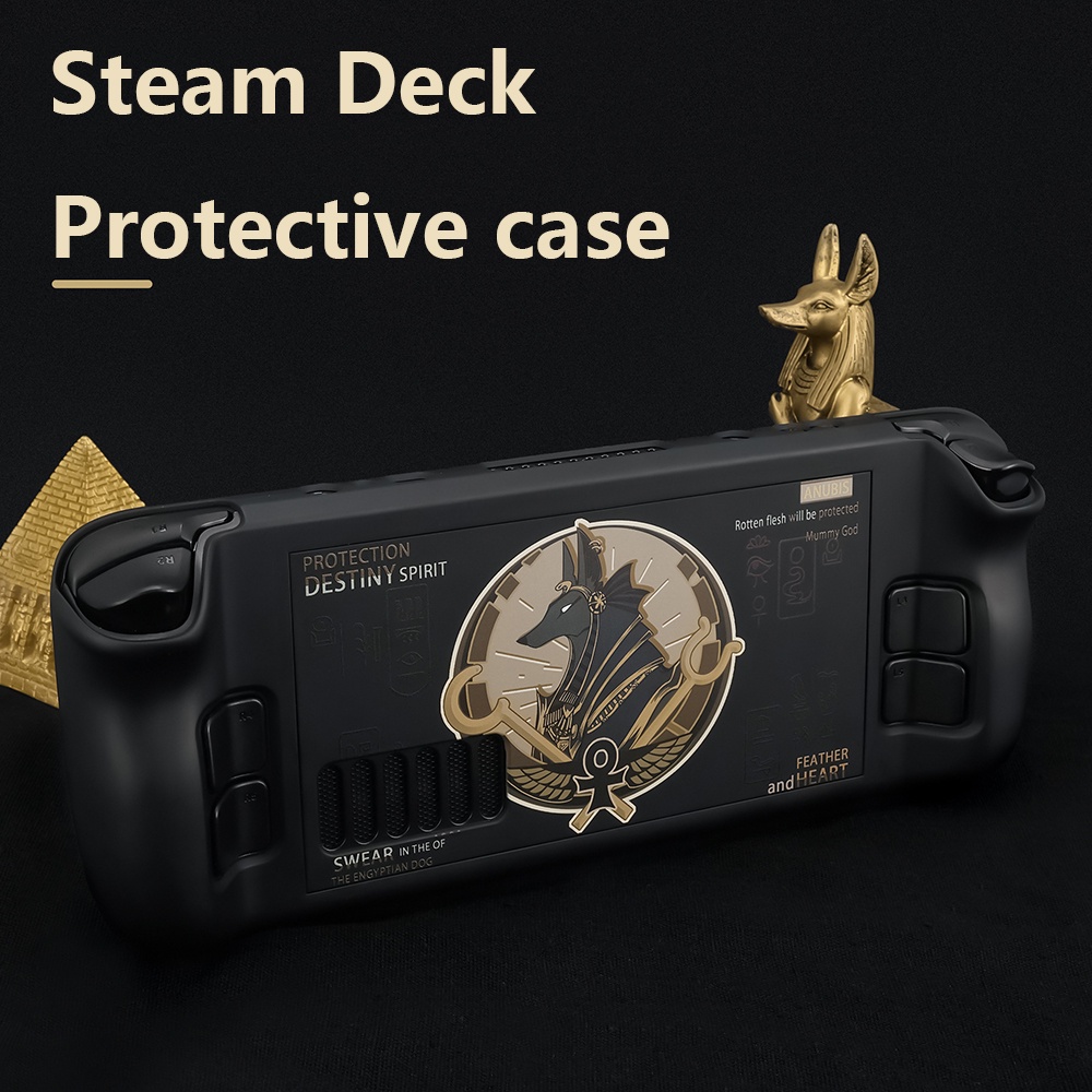 Steamdeck Pelindung Case Anubis Cybergirl SteamDeck Hard Case SteamDeck Konsol Game Aksesoris