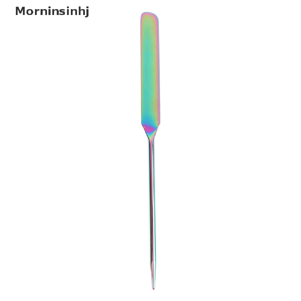 Mornin 1Pc Spatula Makeup Titanium Warna Mixing Stick Foundation Alat Pencampur Krim id