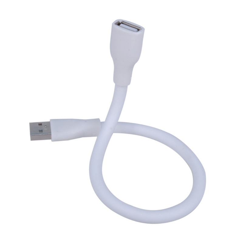 Vivi Kabel Ekstensi USB Awet Kabel Lampu USB Soft Metal Hose Wire USB Lighting Cable Replacement Kabel Panjang 29cm