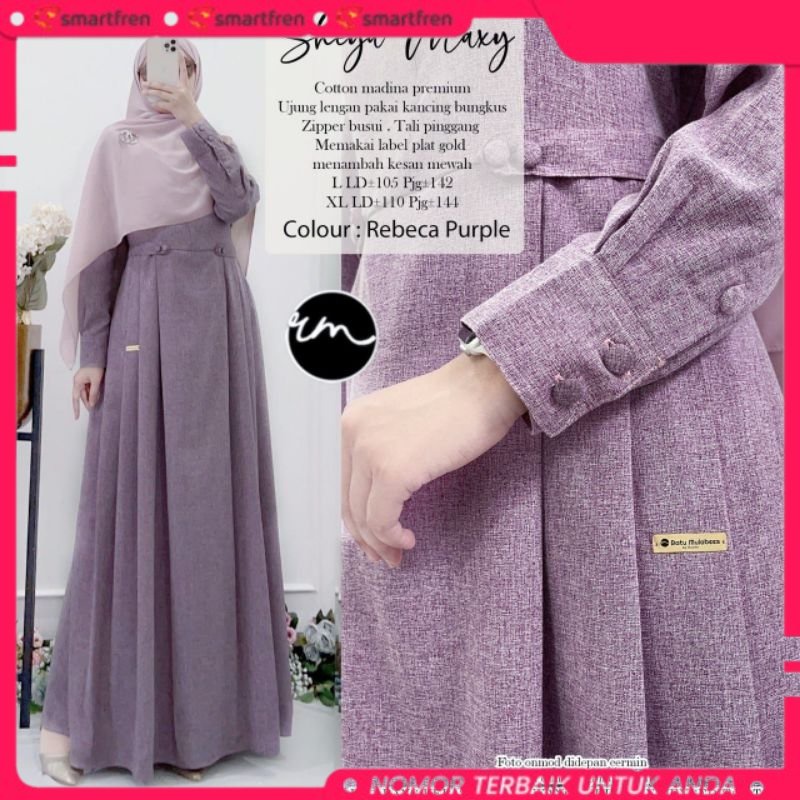 NEW Sheya Maxy Gamis Terlaris by Ratu Mulabees