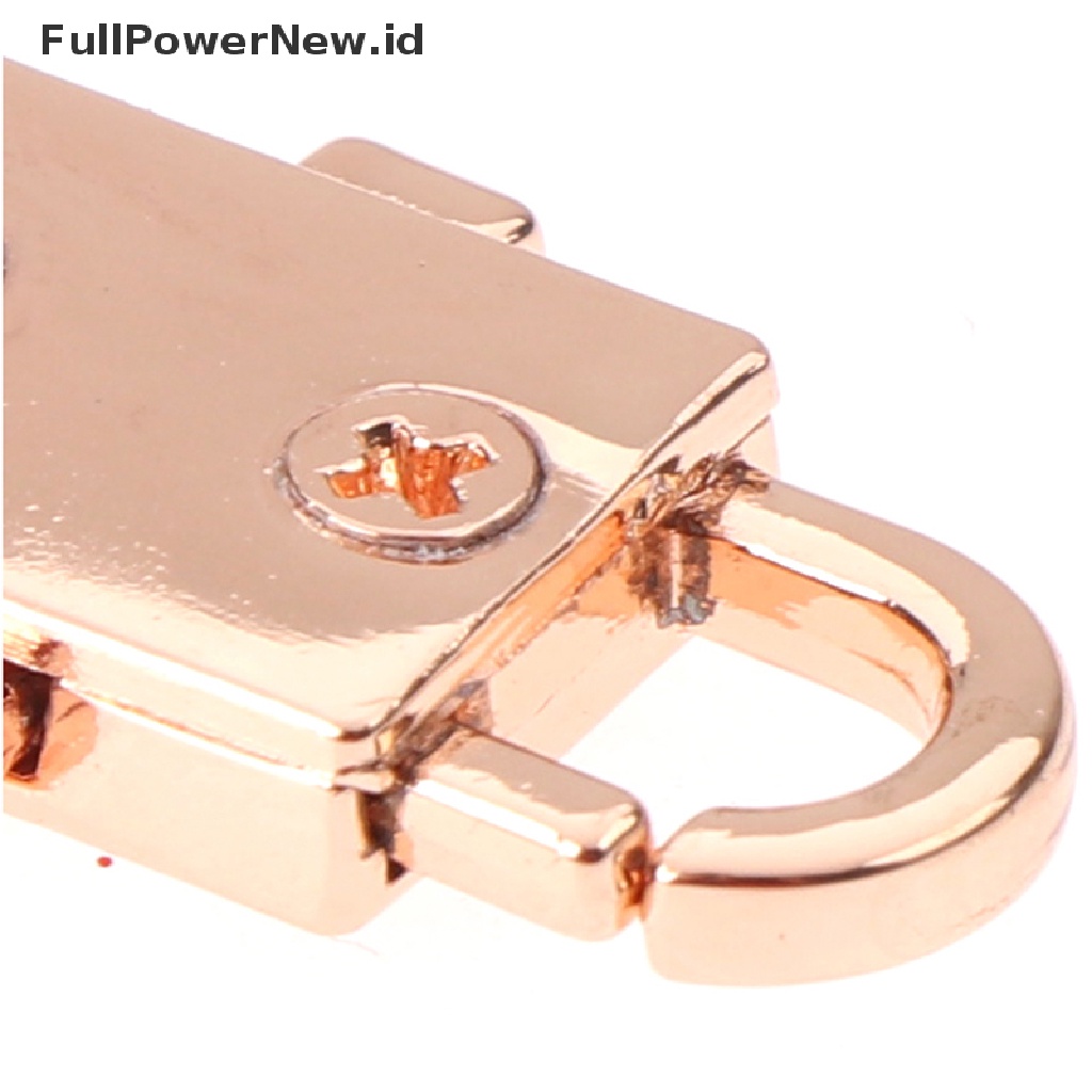 Power 4Pcs Adjustable Metal Buckle Clip Handbag Rantai Tali Panjang Shorten Bag Tool ID