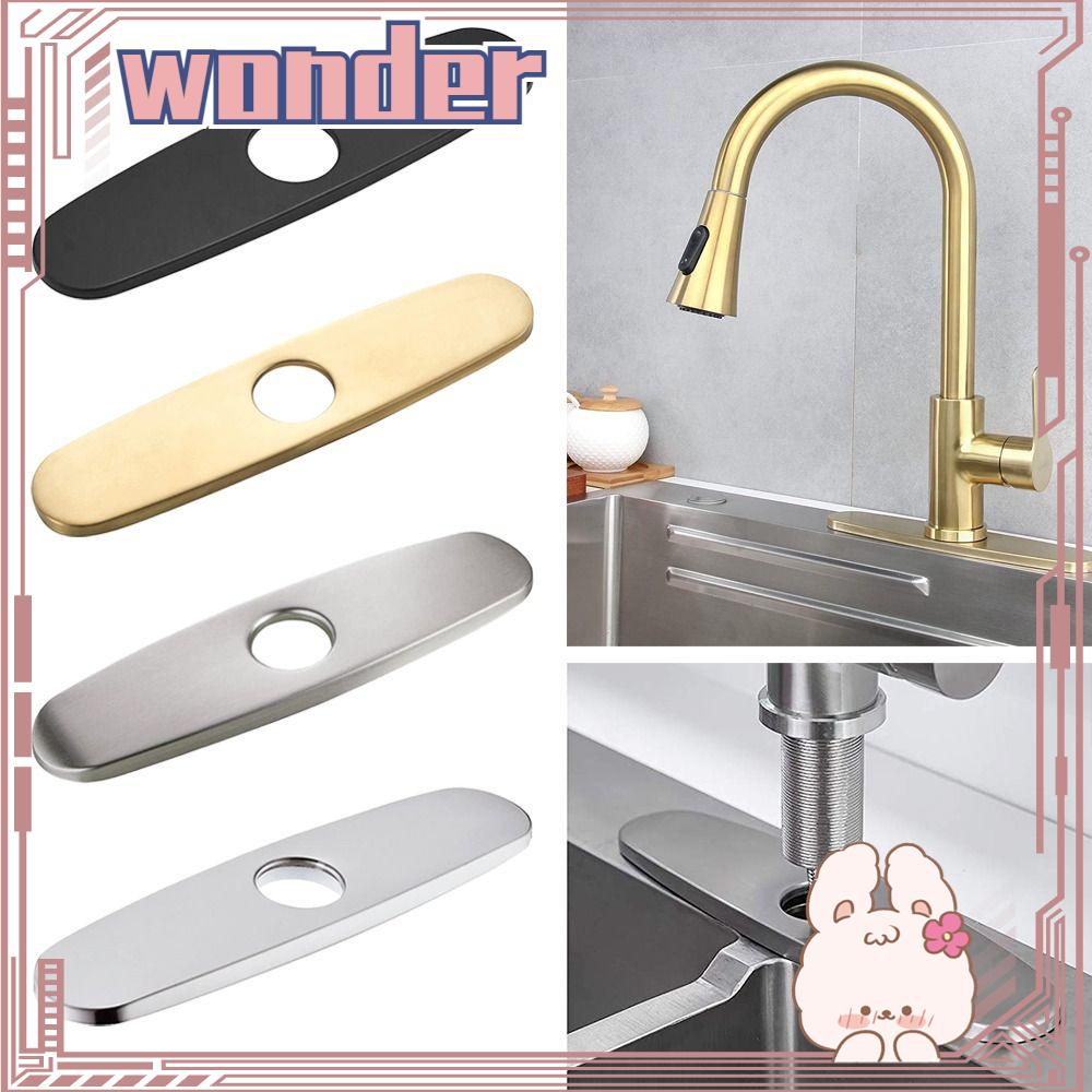 Wonder Kran Piring Penutup Lubang Kamar Mandi Dapur Wastafel Keran Piring Hias Panel Faucet Deck Plate