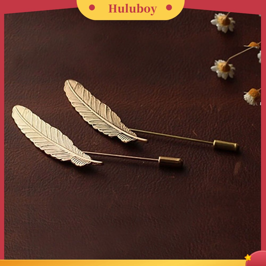 {Ready Stock} Bros Pin Kerah Bulu Pria Vintage Hias Elegan Untuk Jas