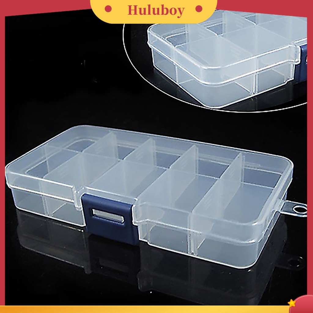 {In Stock} Wadah Penyimpanan Case Tips Nail Art Bahan Plastik Tahan Lama Transparan Untuk Anting