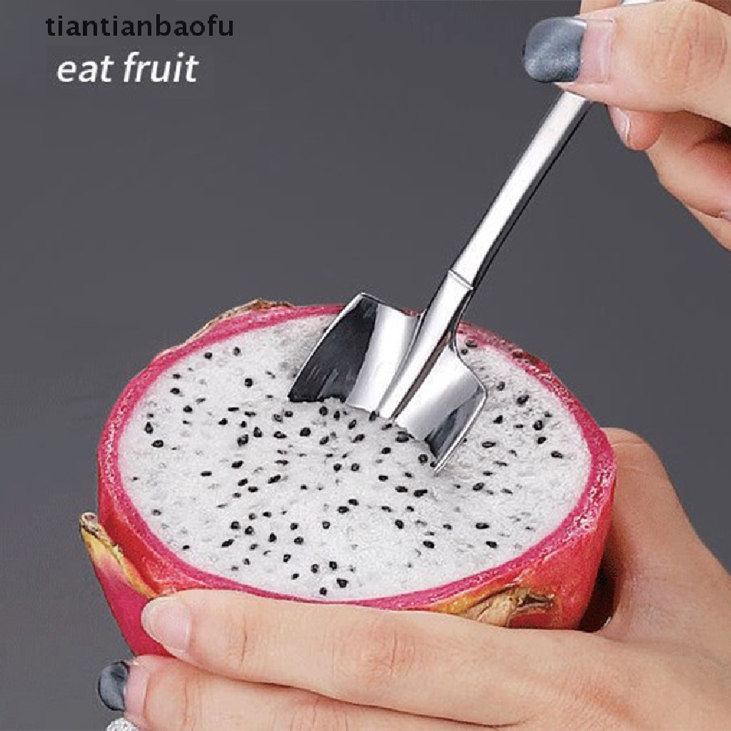 [tiantianbaofu] Sendok Kopi Sendok Garpu Set Stainless Steel Retro Besi Sekop Es Krim Sendok Sendok Kreatif Sendok Teh-Sendok Peralatan Makan Butik