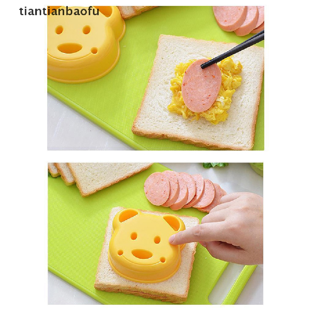 [tiantianbaofu] Bread Toast processor Kreatif DIY Alat Dapur Potong Tepi Roti Bakar Aksesoris Butik