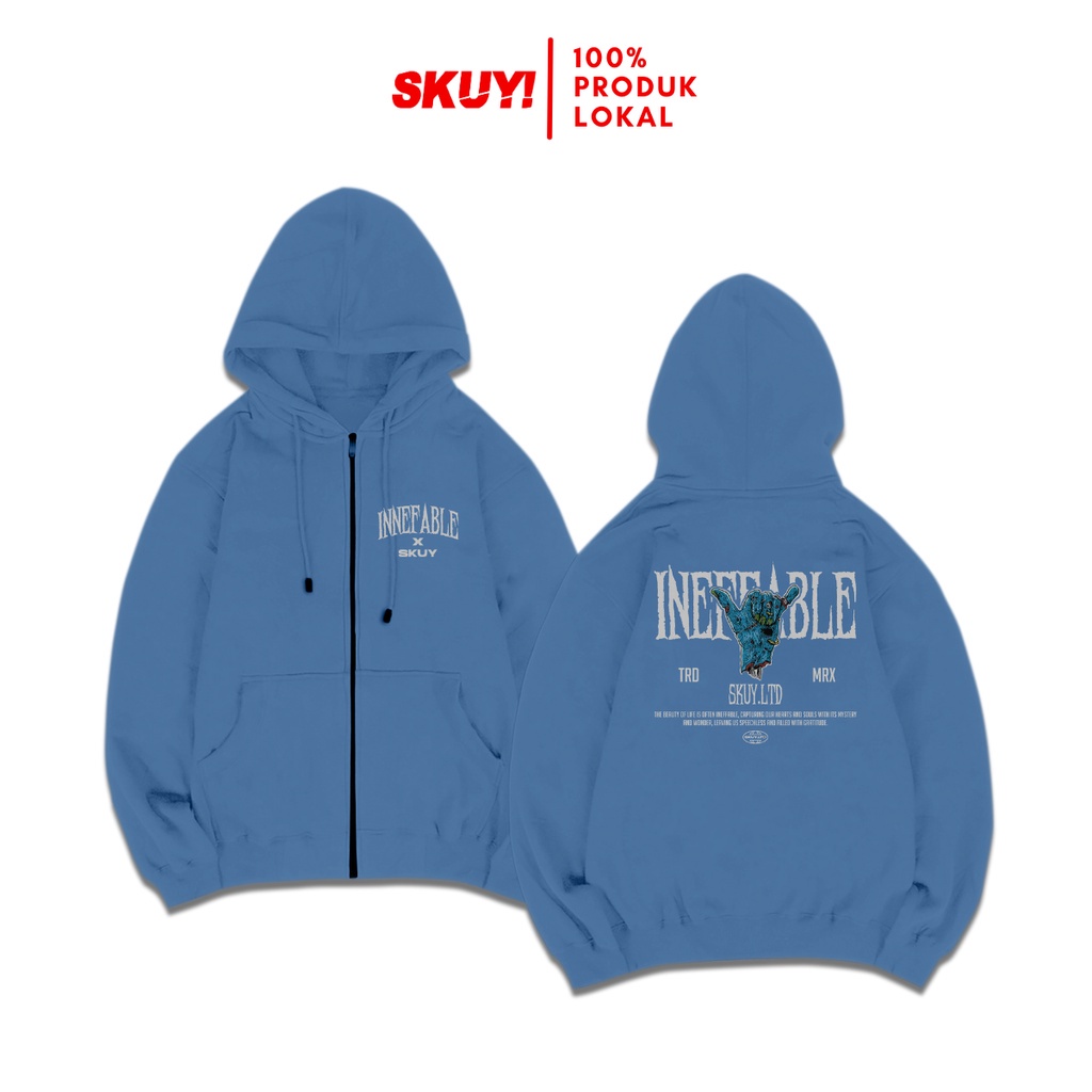 Skuy - Desk Hoodie Zipper Skuy