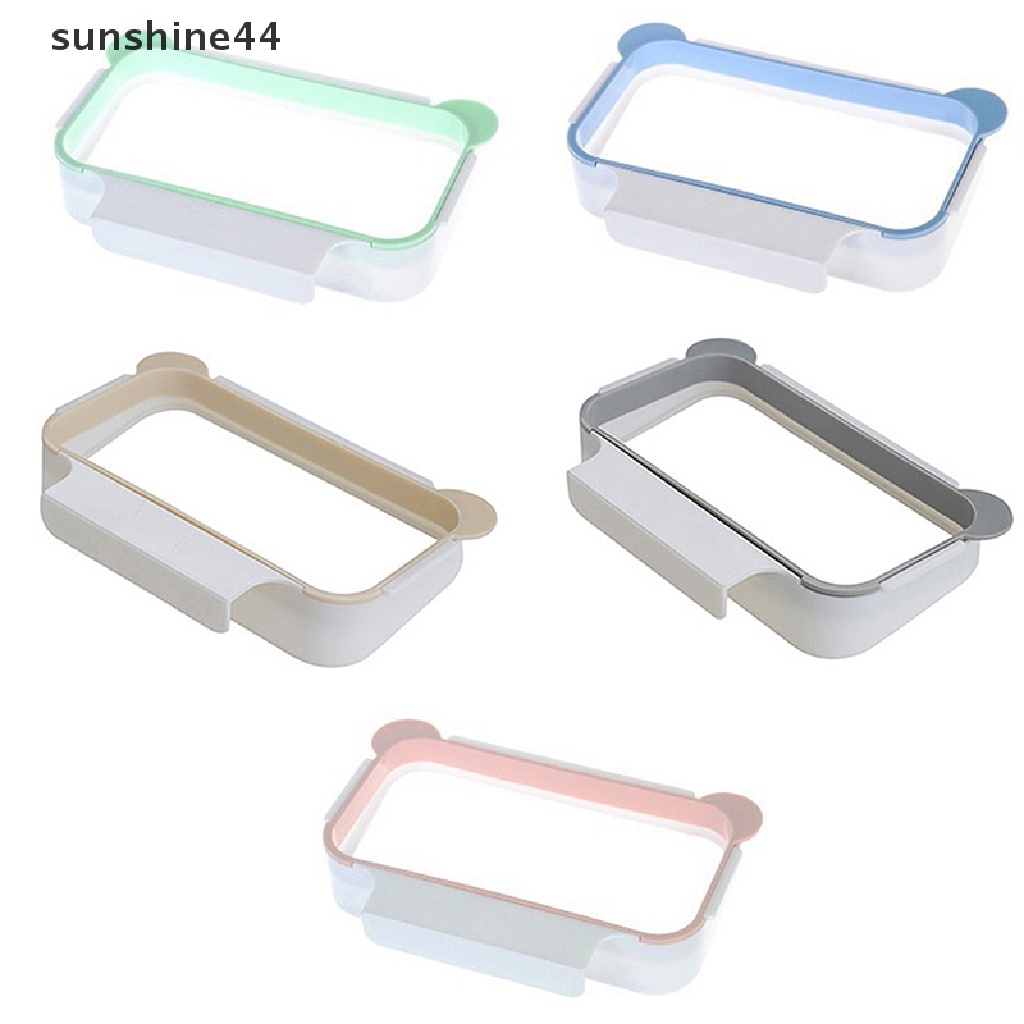 Sunshine 1Pc Keranjang Pintu Lemari Dapur Portable Gantung Tempat Sampah Garbage Bag Holder ID