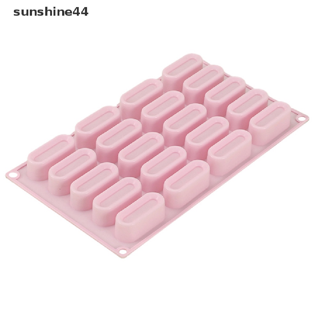 Sunshine Dua Puluh Lubang Mini Berbentuk Kubus Art Mousse 3D Silikon Cetakan Kue DIY Alat Kue ID