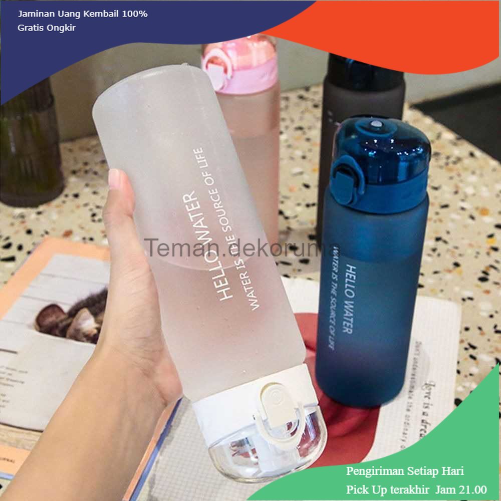 TD - DPR POHAN Botol Minum Plastik Frosted Sports Water Bottle 780 ml - ME78