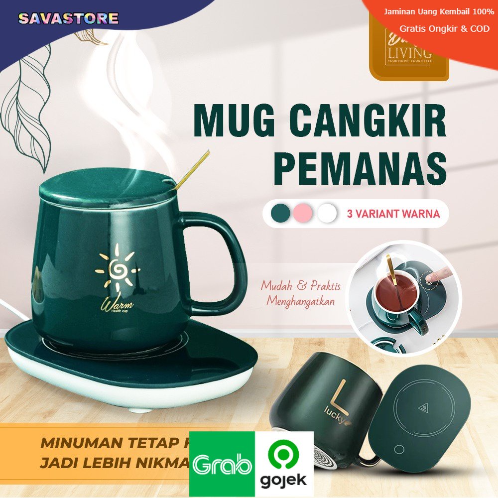 Home Daily Living - Electric Mug Warmer Daily Living Mug Pemanas Air Premium