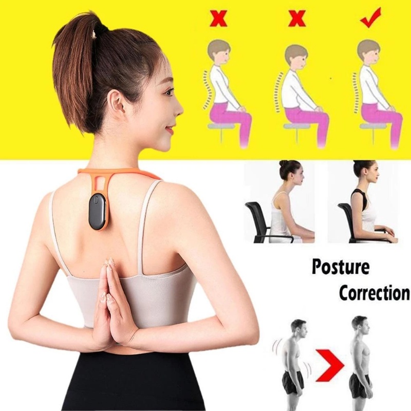 Smart Back Posture Corrector Device/Sabuk Latihan Koreksi Duduk Invisible/Orthosis Realtime Reminder Bongkok Anak Dewasa