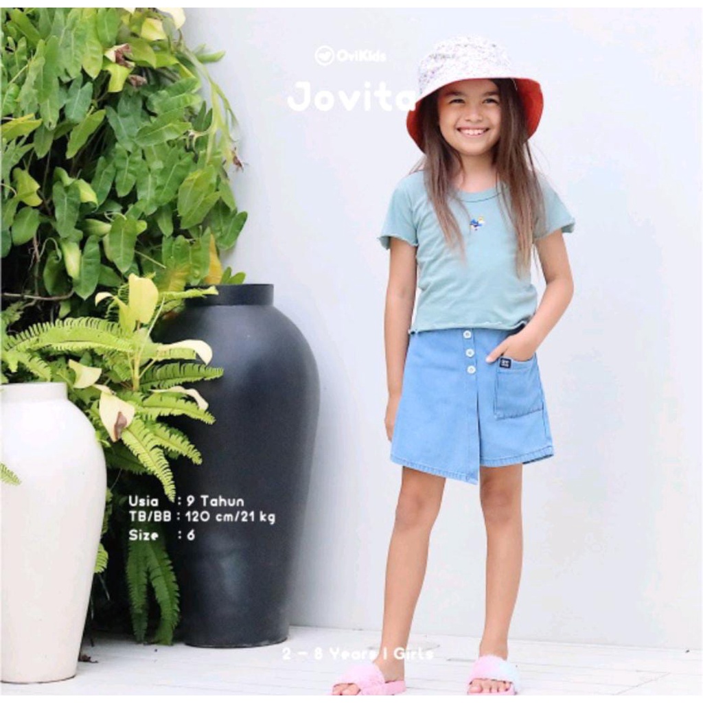 OVIKIDS JOVITA / CELANA JEANS PENDEK ANAK