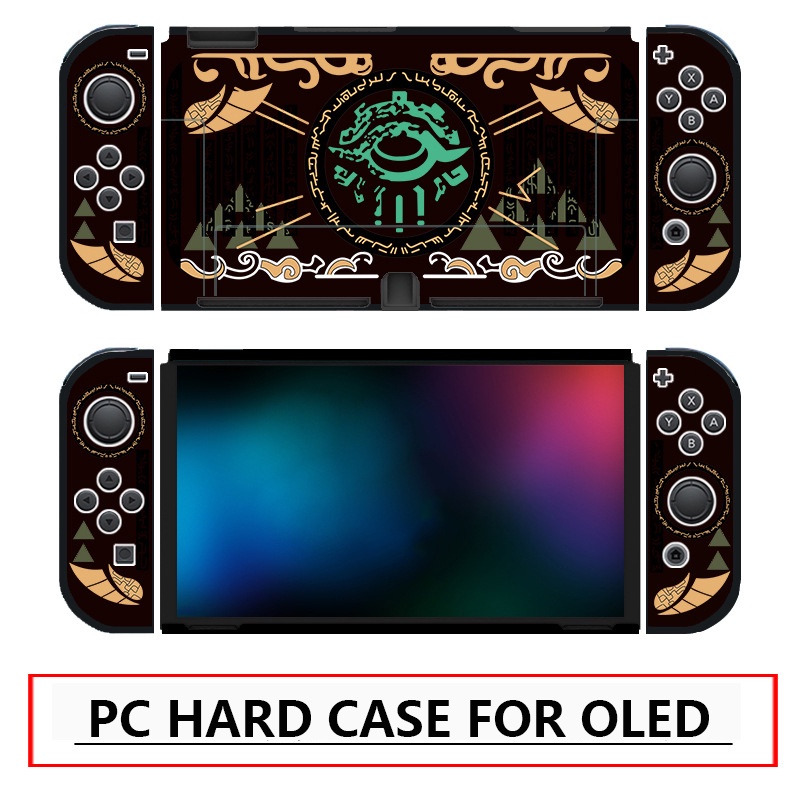 New Switch Case Zelda Tears of Kingdom Storage Bag Kotak Kartu Untuk Saklar V1 V2/OLED Zelda Tears of Kingdom Aksesoris Saklar
