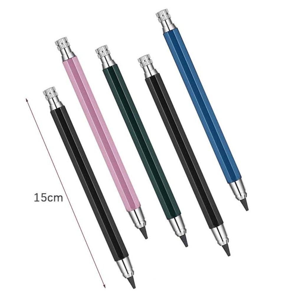 TOP Pensil Mekanik Metal 5.6mm Desain Komik Alat Gambar Sketsa