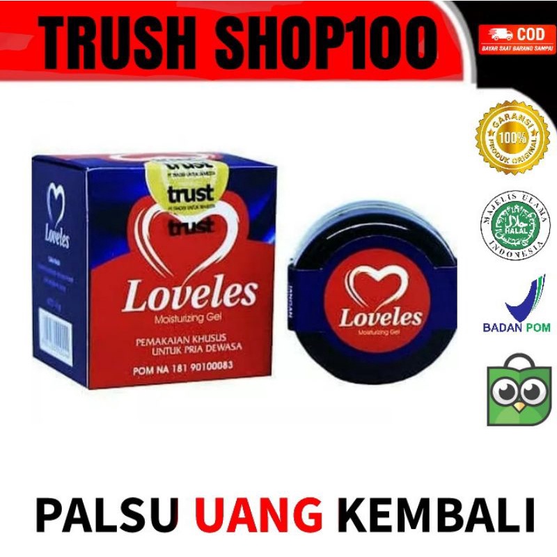 100% ORIGINAL PEMBESAR loveles original 100% obat kuat lama BERKUALITAS LOVELES MOISTURAZING GEL