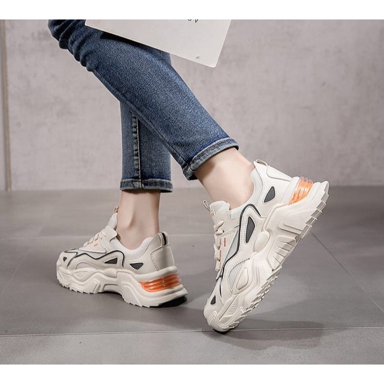 SHOEGALLERY "LV FREE BOX"  LV0122 Sepatu Sneakers Korean Sport Wanita Import Fahsion Casual