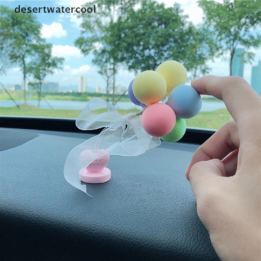 Deid Ornamen Mobil Nodding Balon Dekorasi Dashboard Mobil Musim Semi Goyang Kepala Mainan Martijn