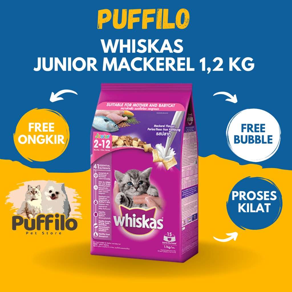 WHISKAS DRY FOOD JUNIOR ADULT