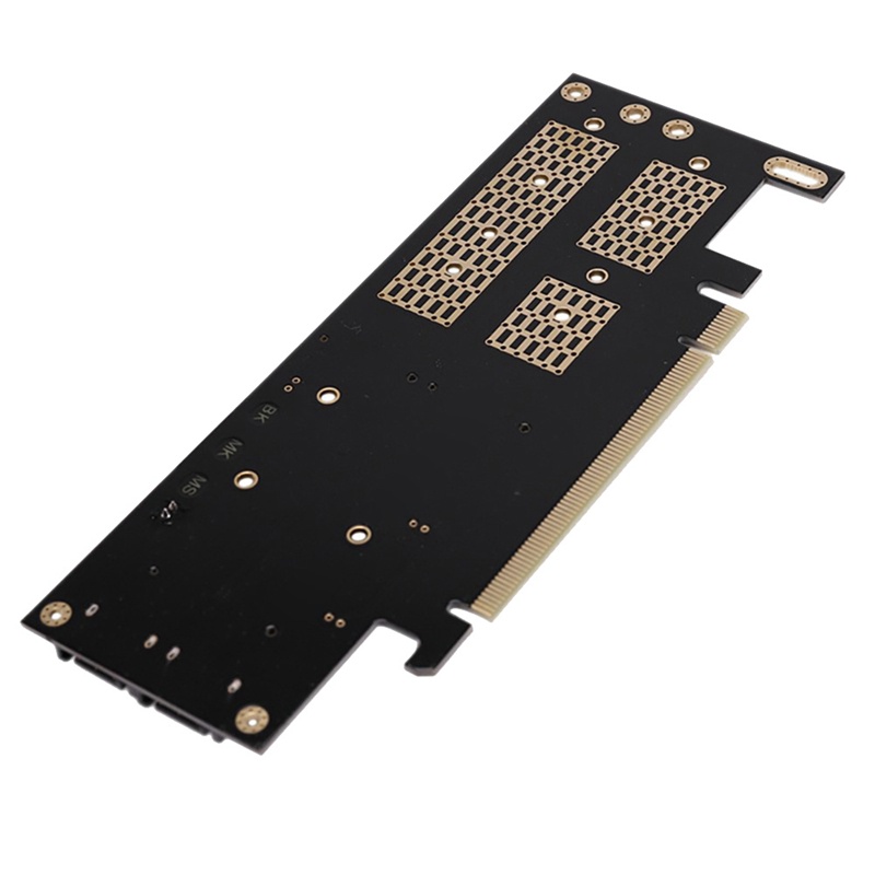 M.2 NVMe SSD NGFF To PCIE 3.0 X16 Adapter M Kunci B MSATA PCI Expansion SATA 3in1 Converter Riser