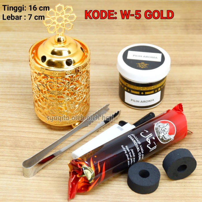 Paket Bukhur AMR Komplit 1 Set 5 Produk Buhur Arang Mabkhara Cantik