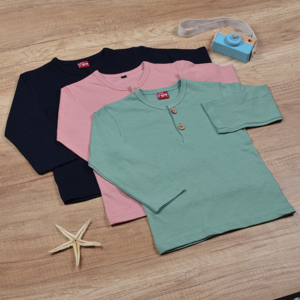 Longsleeve Hanley Joy Kids // Tangan Panjang Anak Hanley Premium 1-12 Years