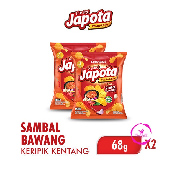 

Japota Keripik Kentang Sambal Bawang 68 gr x 2 Pcs