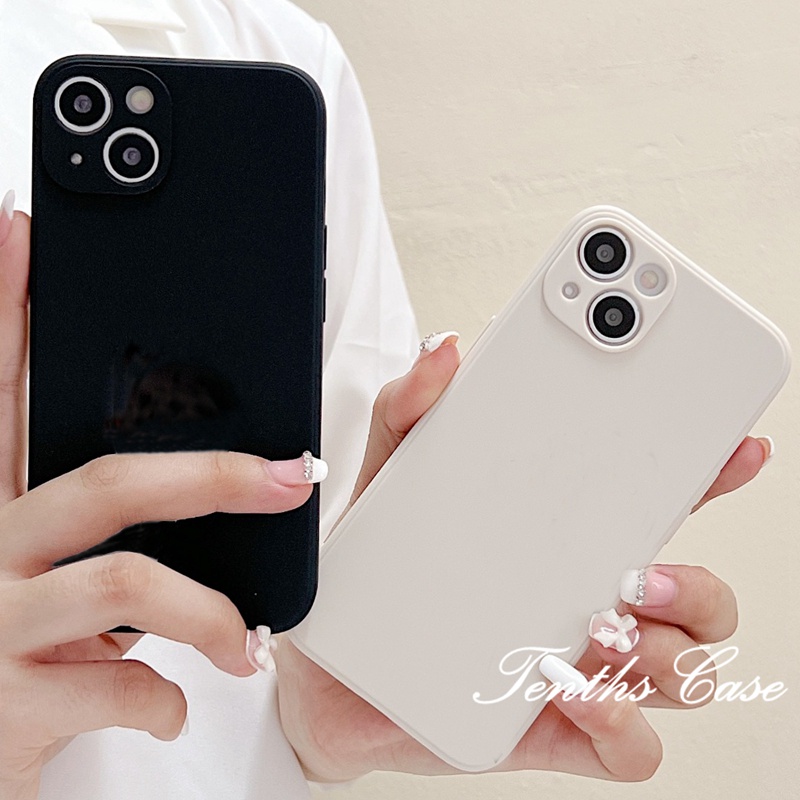 Oppo A78 A57 A16K 17K A57 A77 A76 A96 A16 A16s A15 A15S A74 A54 A93 A95 A94 A5 A9 A53 A33 A32 2020 Reno 8T 6 5Pro 7Z 6Z A52 A92 A5s A12 A3s Simple Warna Solid Silicon Telepon Sarung