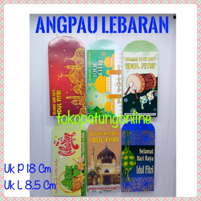 

Amplop Angpau Lebaran Idul Fitri Jumbo - PREMIUM ISI 30