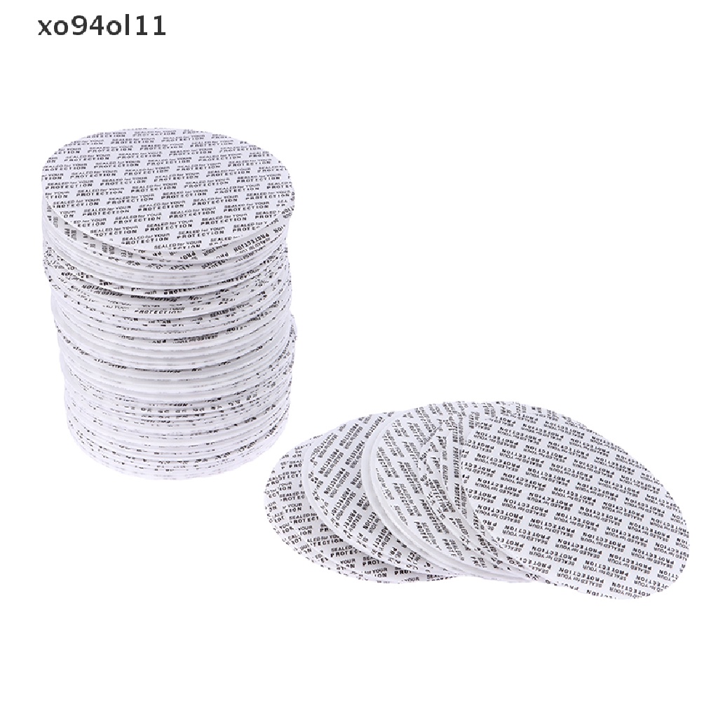 Xo 200Pcs Self-adhesive Foam Pressure Sensitive Seal Cap Lapisan Tamper Resistant Seal Liner Untuk Kosmetik Jar Botol Pot 20MM-82MM OL