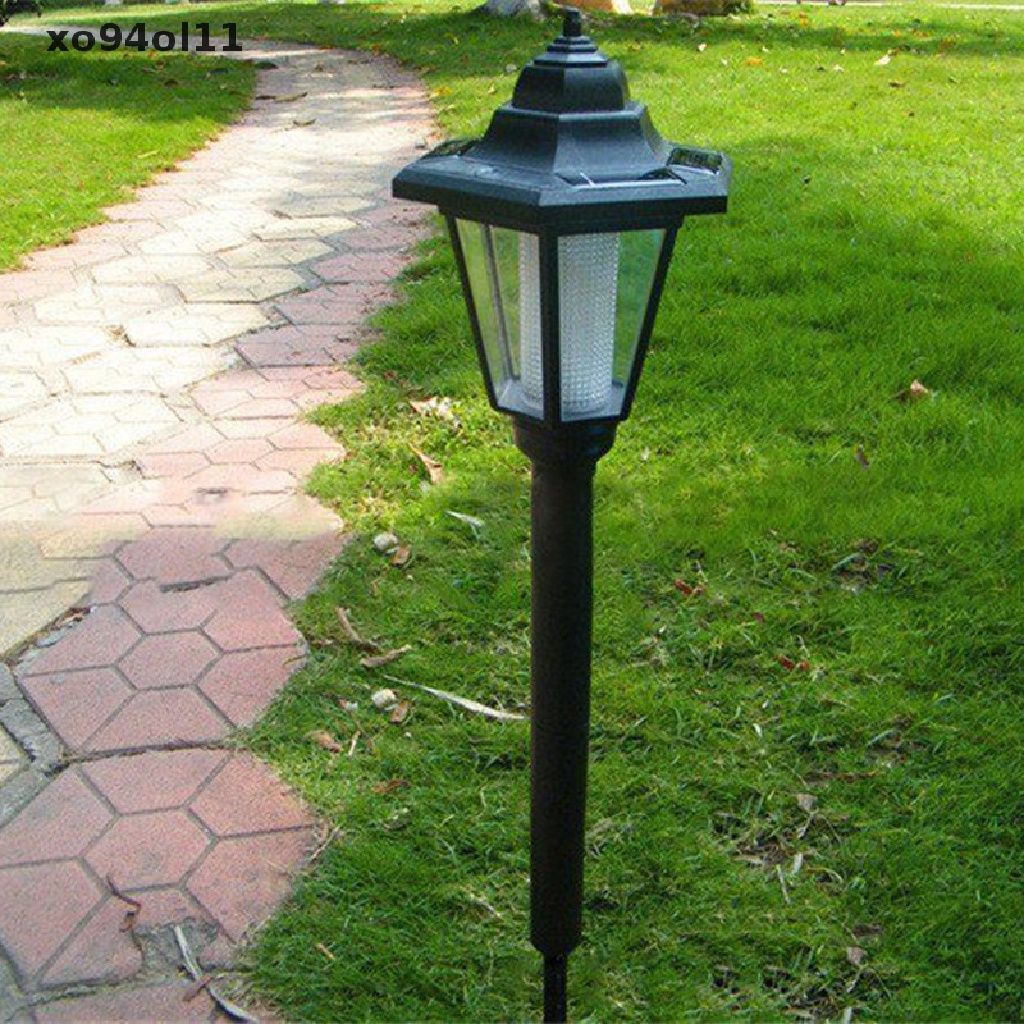 Xo Auto Outdoor Garden LED Solar Power Path Cited Light Landscape Lamp Post Lawn A OL