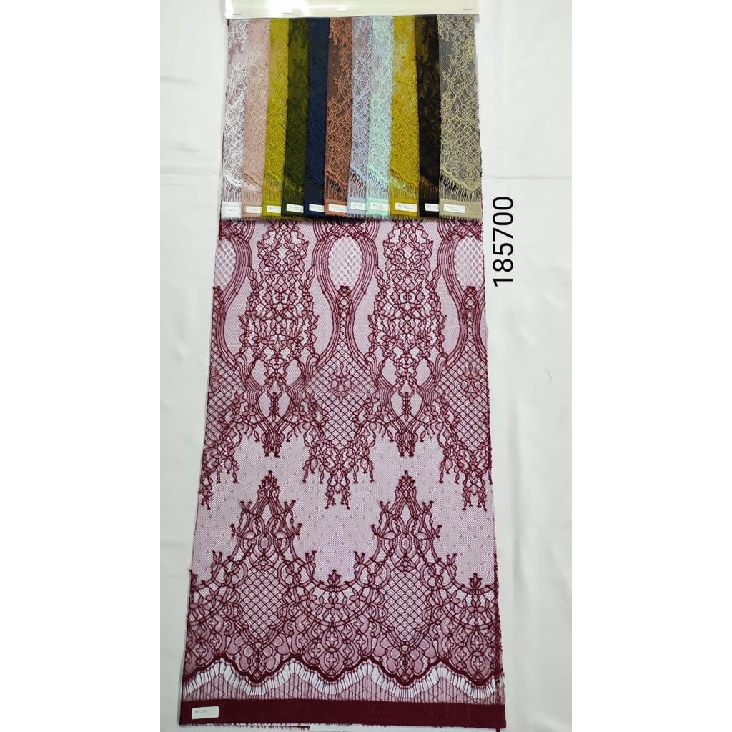 Kain Kebaya Bahan Brokat Santili Brukat Cantili Chantily Lace Kain Kebaya