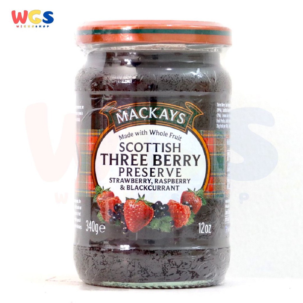 Selai Mackays Scottish Three Berry Preserve Jam 340 gr