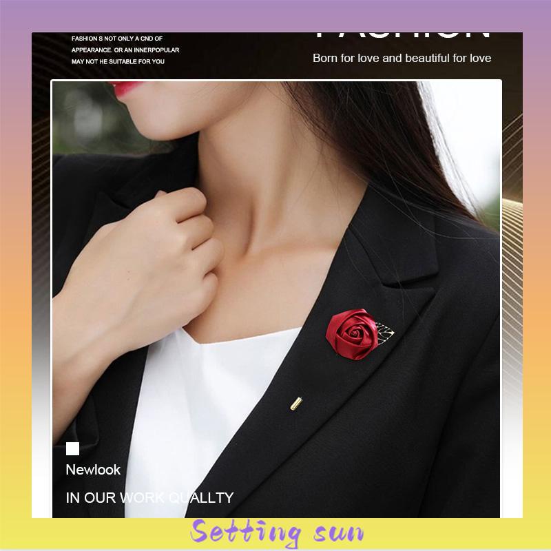 Bros Bunga/Bros Mawar Brooch Premium/Bros Elegant aksesori peniti Gaya Korea Untuk Unisex TN