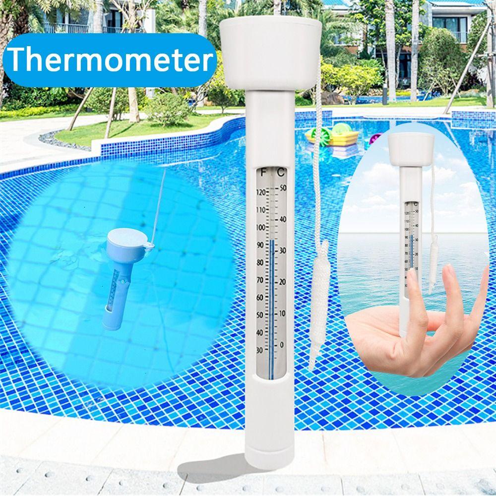 POPULAR Populer Termometer Apung Kolam Renang Suhu Air Kolam Bak Air Panas Pengukur Suhu Air