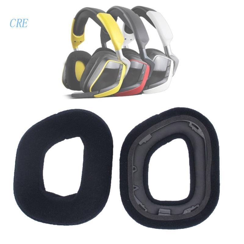 Cre 1pasang Earpads Sponge Cover Ear Pads Cushion Untuk Headset Gaming RGB HS80