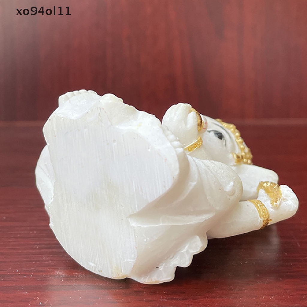 Xo Resin Kreatif Gajah Kecil Dewa Dekorasi Thai Thai Thai India Festival Kantor Rumah Hadiah Ganesha Vintage Ornamen OL