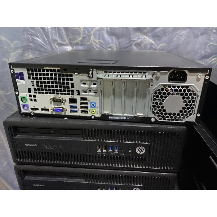 cpu hp elitedesk 705 g2 amd pro A8 8650b ram 8gb ssd 128gb dvdrw