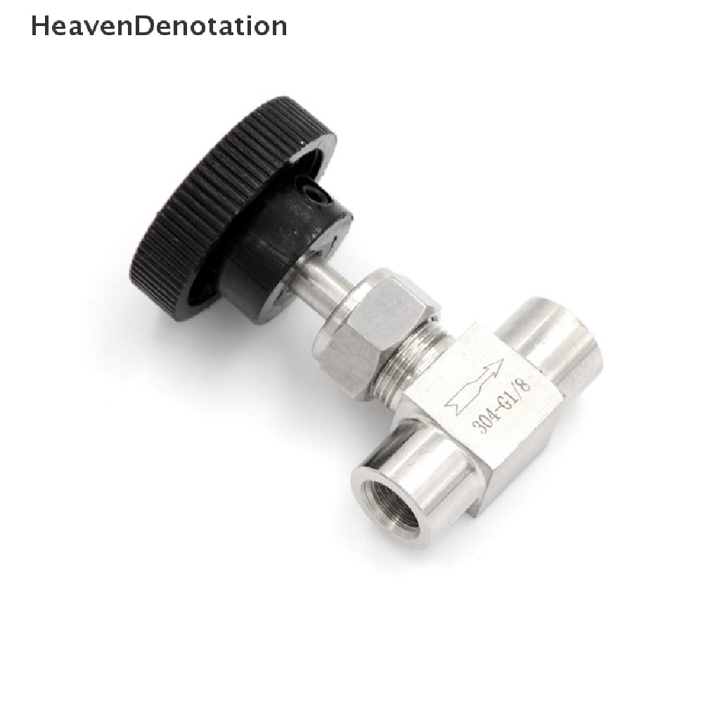 [HeavenDenotation] 3per8 &quot;BSP Female Drat Stainless Flow Control Shut Off Valve Air Minyak Gas HDV