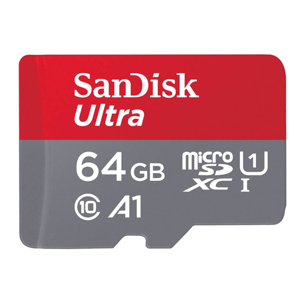 SanDisk Ultra MicroSD 64GB A1 140MB/s MicroSDXC SDSQUAB Class 10 Resmi