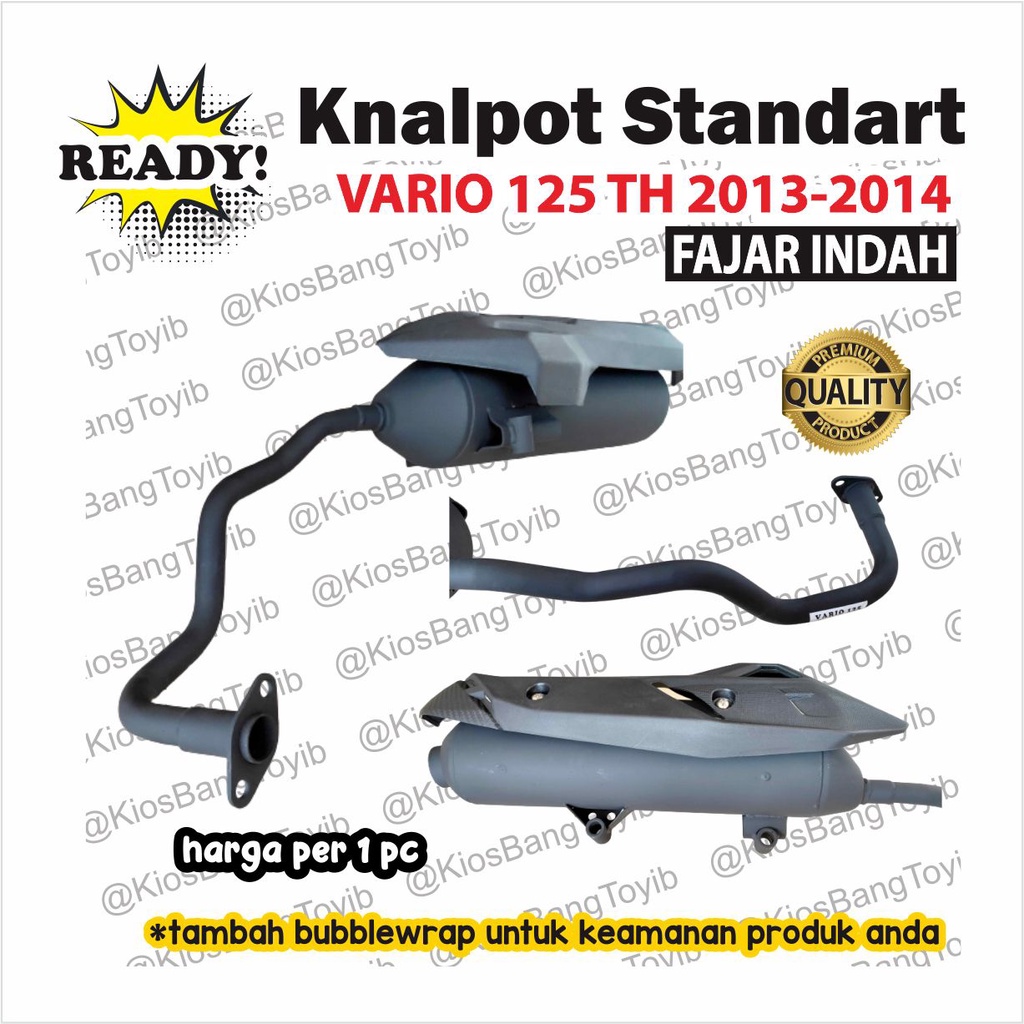 Knalpot Standart Standar ORI Honda VARIO 125 2013-2014 (Fajar Indah)