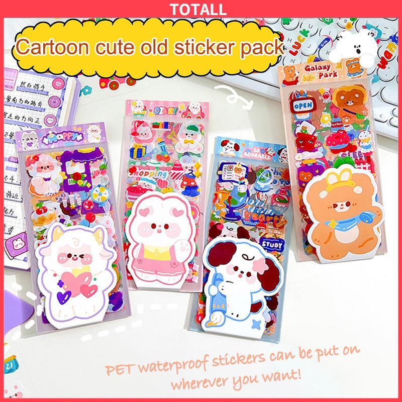 COD Stiker Scrapbook Lucu Kartun Kartun PET Tahan Air DIY Bahan Dekorasi Cangkir Air Stiker-Totall