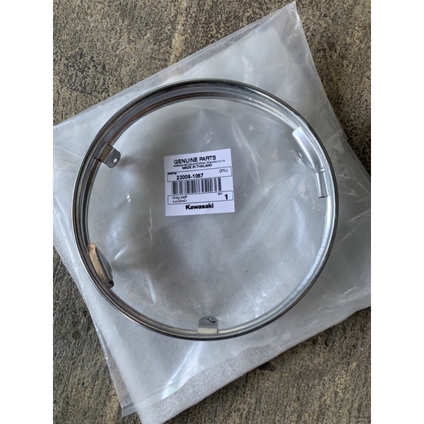 ring lampu depan ninja rr r ss original import kawasaki chrome bisa pake daymaker rim ninja s ss
