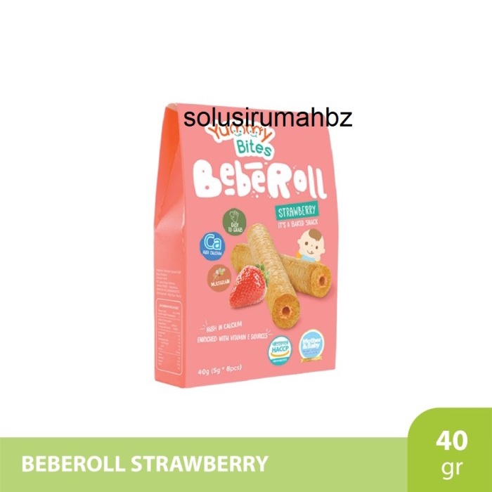 Yummy Bites Beberoll - Snack Baby, Bayi Sehat 9+ bulan 40gr Sereal 40g