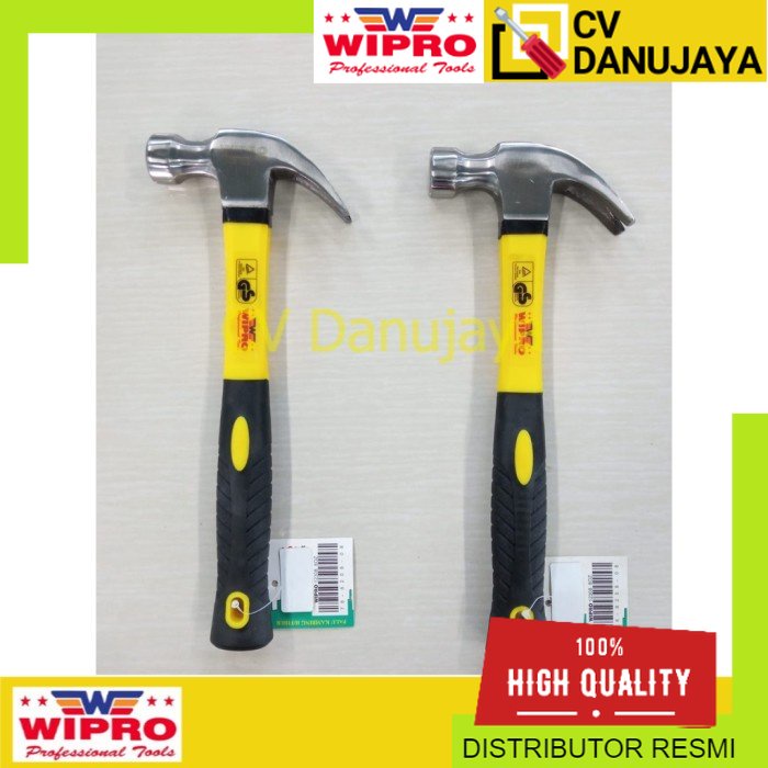 Claw Hammer / Palu Kambing Handle Fiber 12308 8Oz Wipro