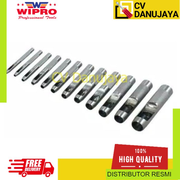 Alat Pelubang PLONG KULIT  2mm-10mm melubangi kulit karet kertas plat 2 mm