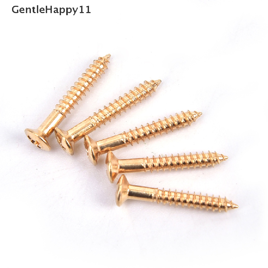 Gentlehappy 20pcs Cincin Pickup Humbucker Gitar Elektrik Moung Pickup Frame Fixing screw id